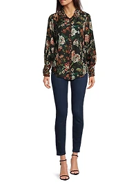 Yrene Floral Silk Blouse