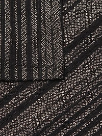 Jenna Metallic Rib-Knit Crewneck Tunic