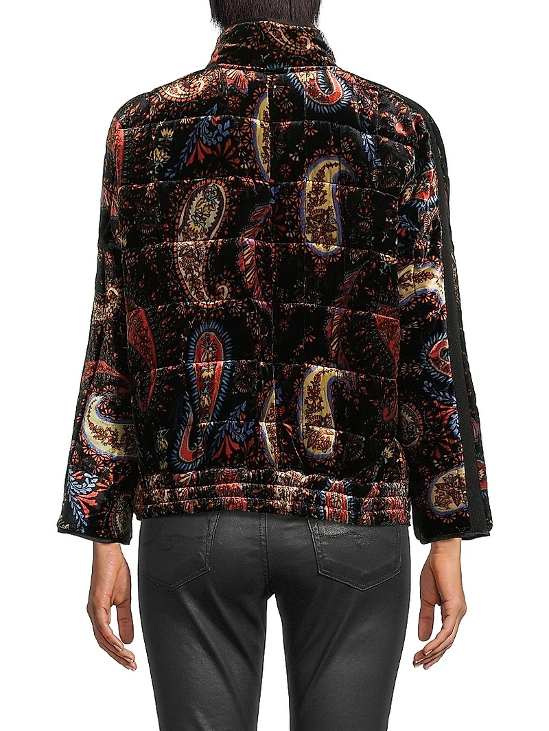 Sezana Paisley Quilted Jacket
