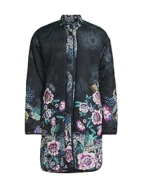 Vivi Printed Reversible Quilted Jacket