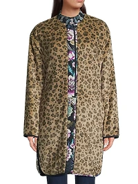 Vivi Printed Reversible Quilted Jacket