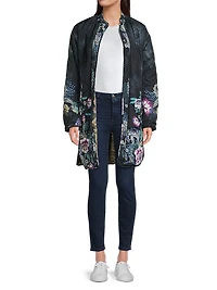 Vivi Printed Reversible Quilted Jacket