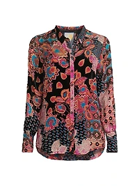 Yrene Burnout Blouse