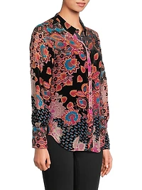 Yrene Burnout Blouse