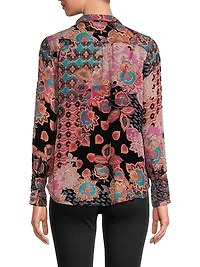 Yrene Burnout Blouse