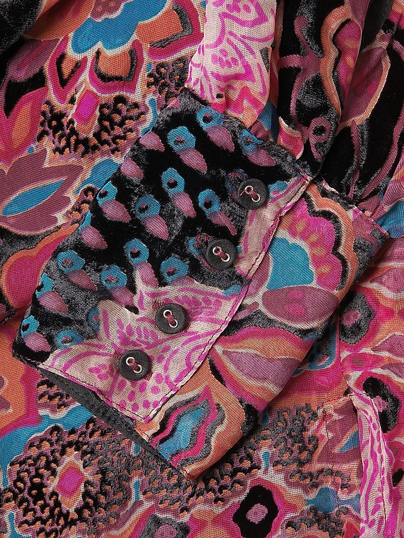 Yrene Burnout Blouse