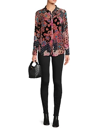 Yrene Burnout Blouse