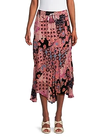 Chamylla Burnout Midi-Skirt