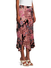 Chamylla Burnout Midi-Skirt