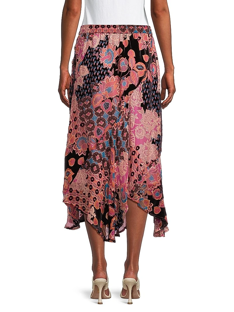 Chamylla Burnout Midi-Skirt