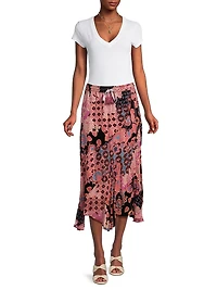Chamylla Burnout Midi-Skirt