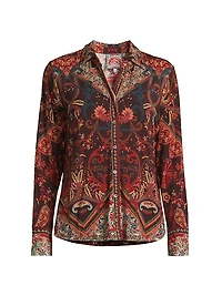 The Janie Favorite Printed Button-Front Shirt