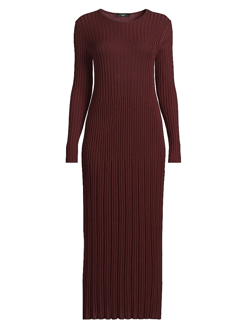 Eletta Rib-Knit Maxi Dress