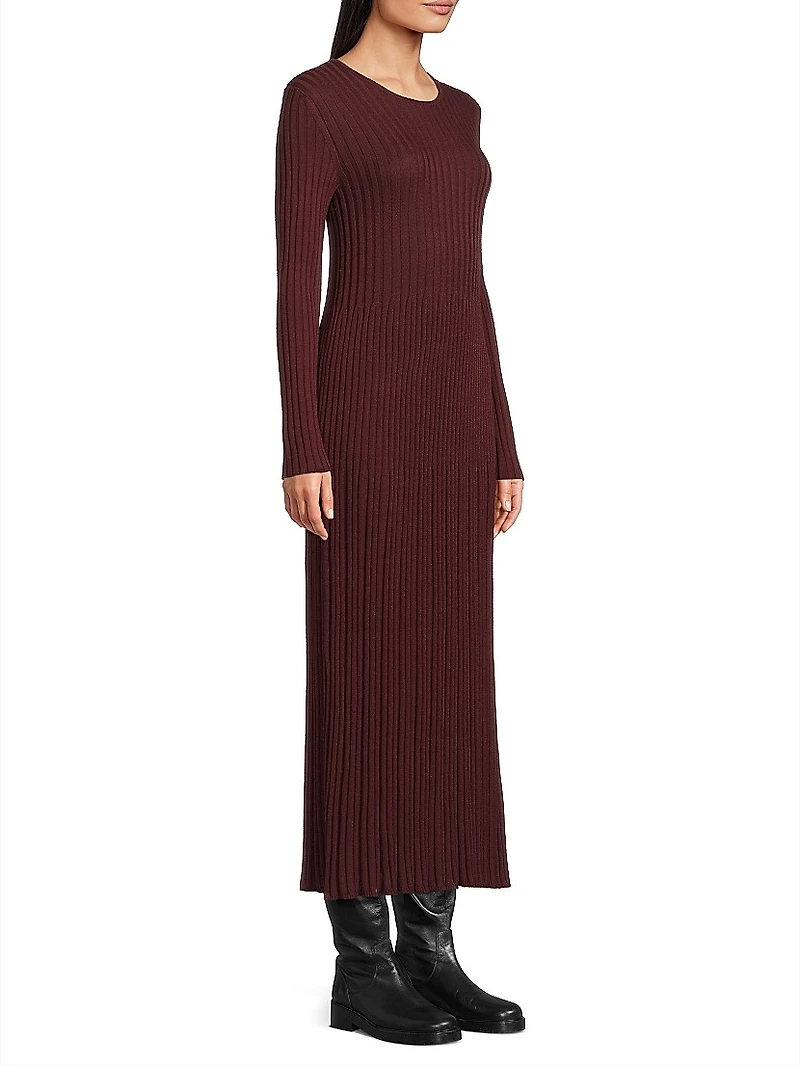Eletta Rib-Knit Maxi Dress