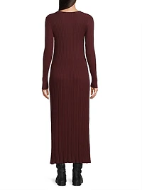 Eletta Rib-Knit Maxi Dress