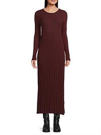 Eletta Rib-Knit Maxi Dress