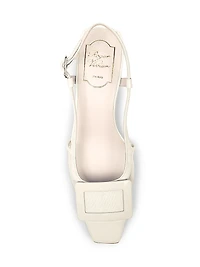 Belle Vivier 45MM Mesh Slingback Pumps