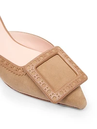 I Love Vivier 45MM Suede Mules