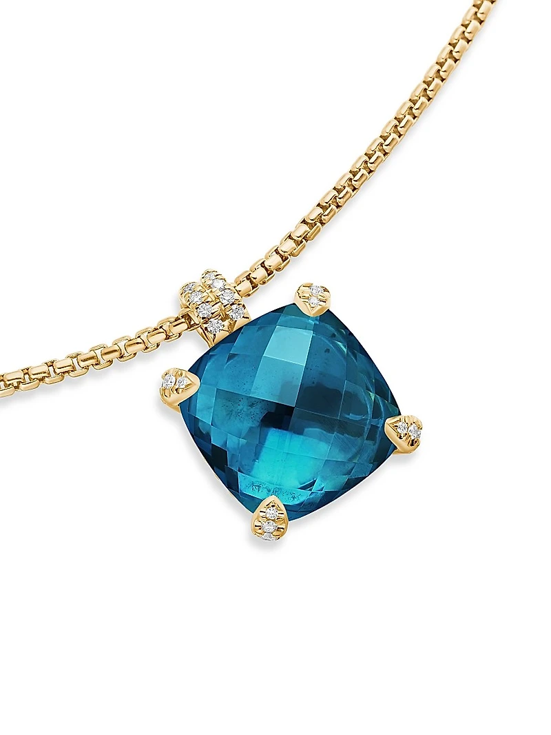 Chatelaine Pendant Necklace 18K Yellow Gold