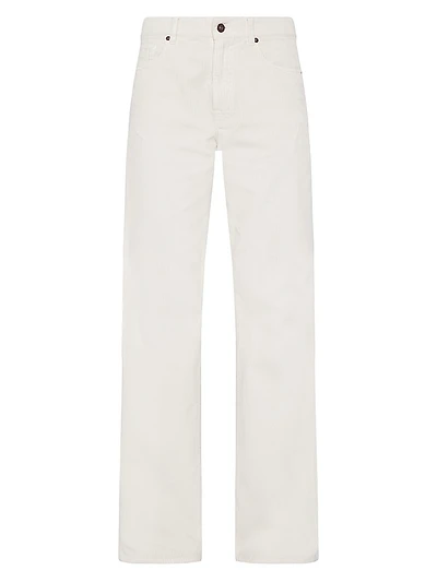 Tess Corduroy Straight-Leg Pants