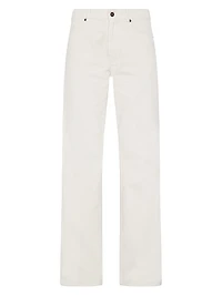 Tess Corduroy Straight-Leg Pants