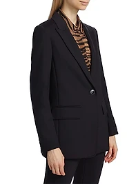 Caprara Stretch Jersey Single-Breasted Jacket
