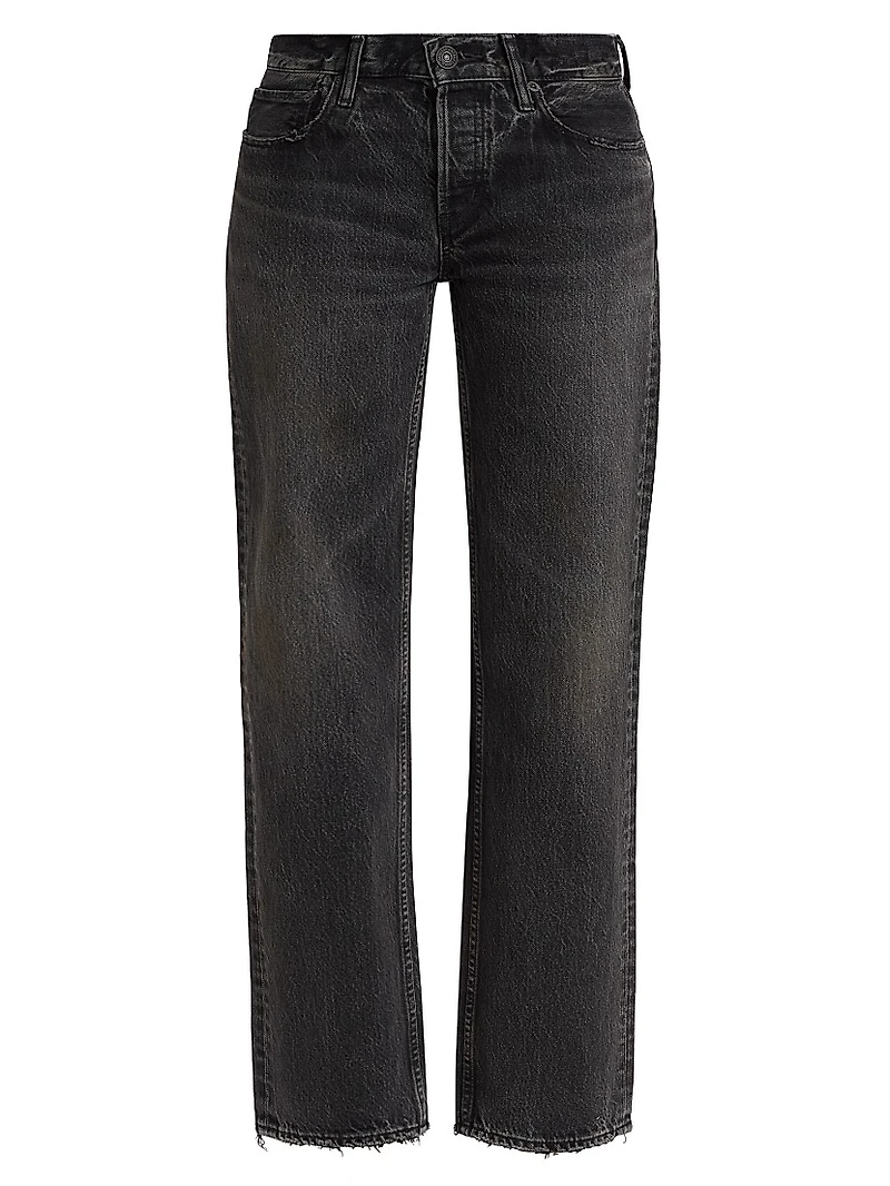 Iona Low-Rise Straight-Leg Jeans