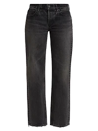 Iona Low-Rise Straight-Leg Jeans