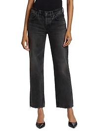 Iona Low-Rise Straight-Leg Jeans