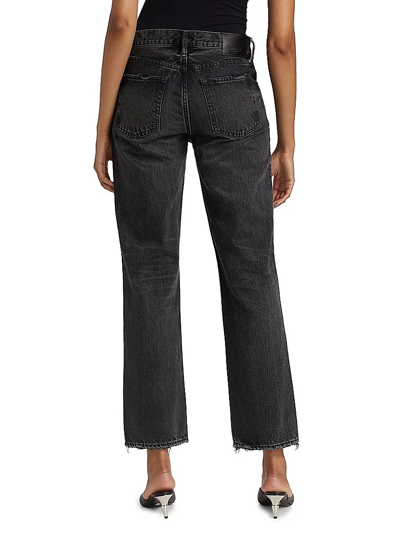 Iona Low-Rise Straight-Leg Jeans
