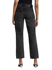 Iona Low-Rise Straight-Leg Jeans
