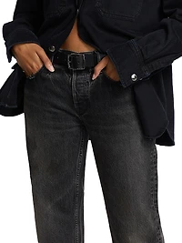 Iona Low-Rise Straight-Leg Jeans