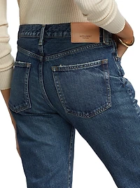 Jessamine Mid-Rise Straight-Leg Jeans