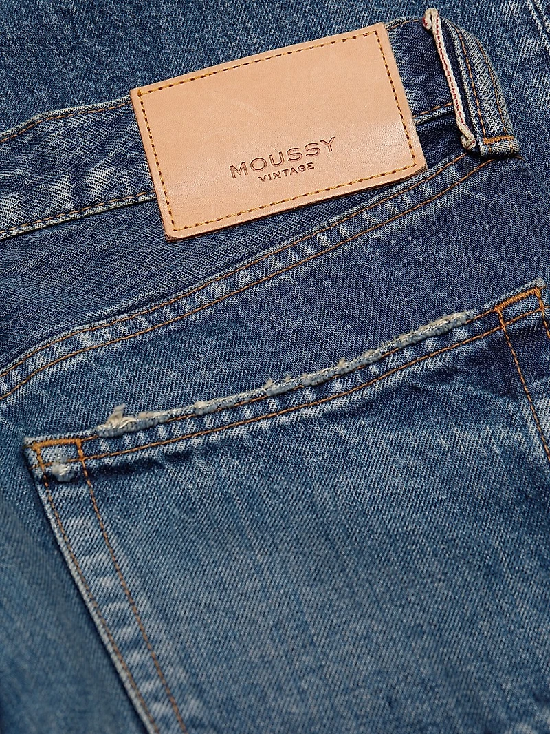 Jessamine Mid-Rise Straight-Leg Jeans