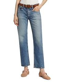 Trigg Low-Rise Straight-Leg Jeans