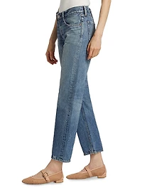 Trigg Low-Rise Straight-Leg Jeans