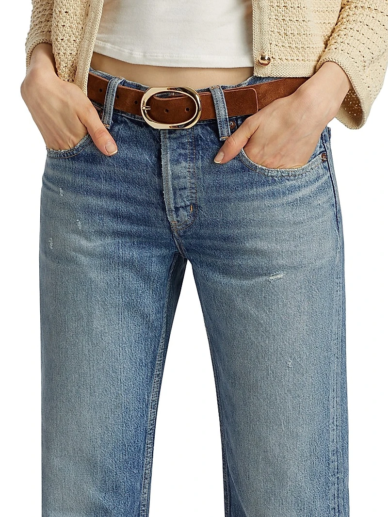 Trigg Low-Rise Straight-Leg Jeans