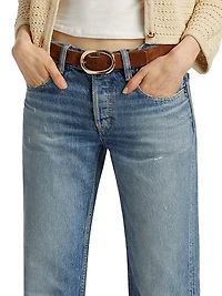 Trigg Low-Rise Straight-Leg Jeans