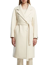 Kourt Double-Breasted Wool Coat