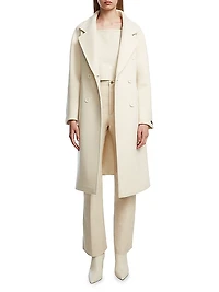 Kourt Double-Breasted Wool Coat