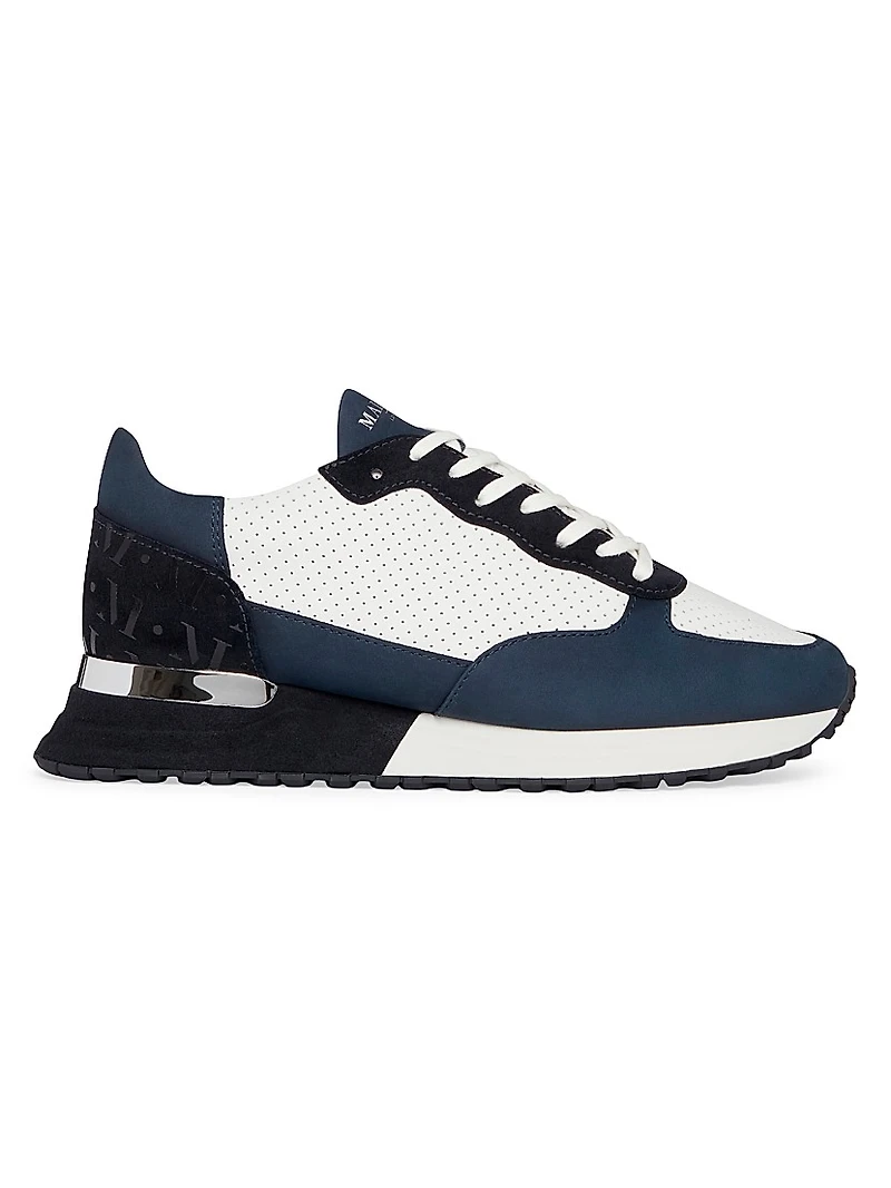 Popham Perforated Leather Sneakers