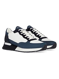 Popham Perforated Leather Sneakers