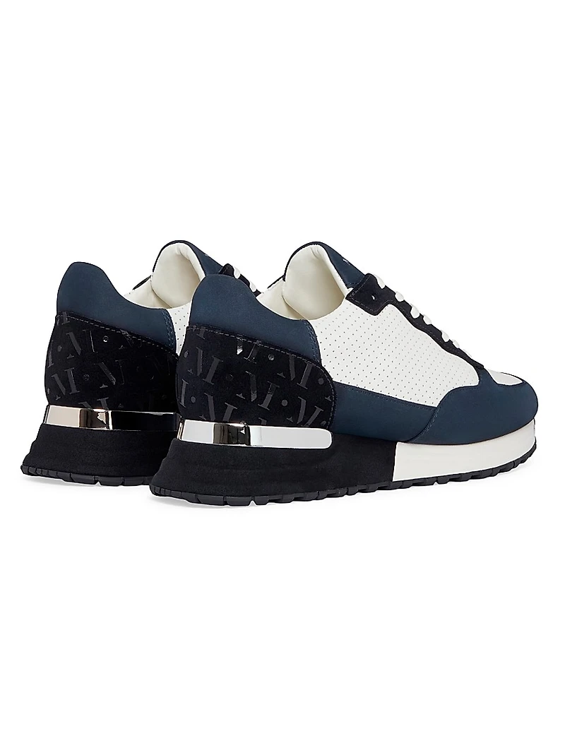 Popham Perforated Leather Sneakers