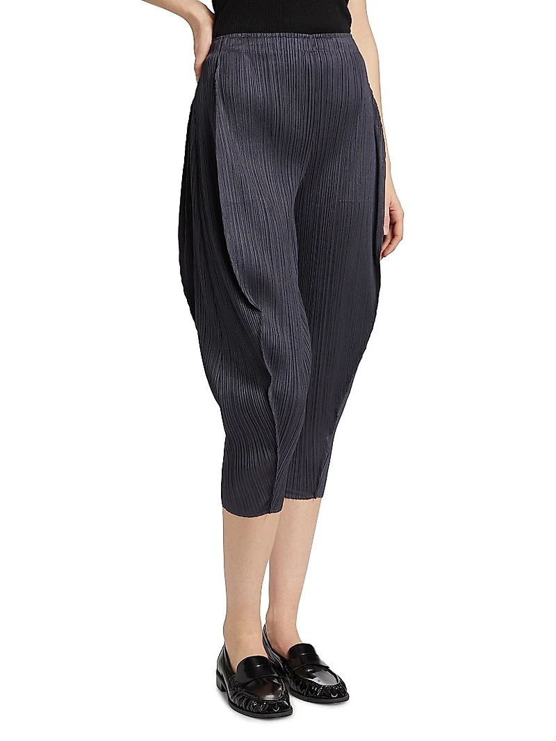 Lantern Plissé Pants