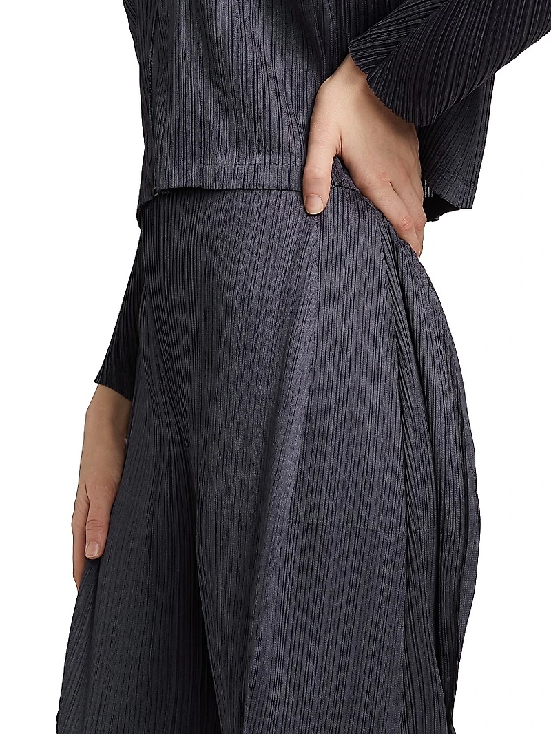 Lantern Plissé Pants