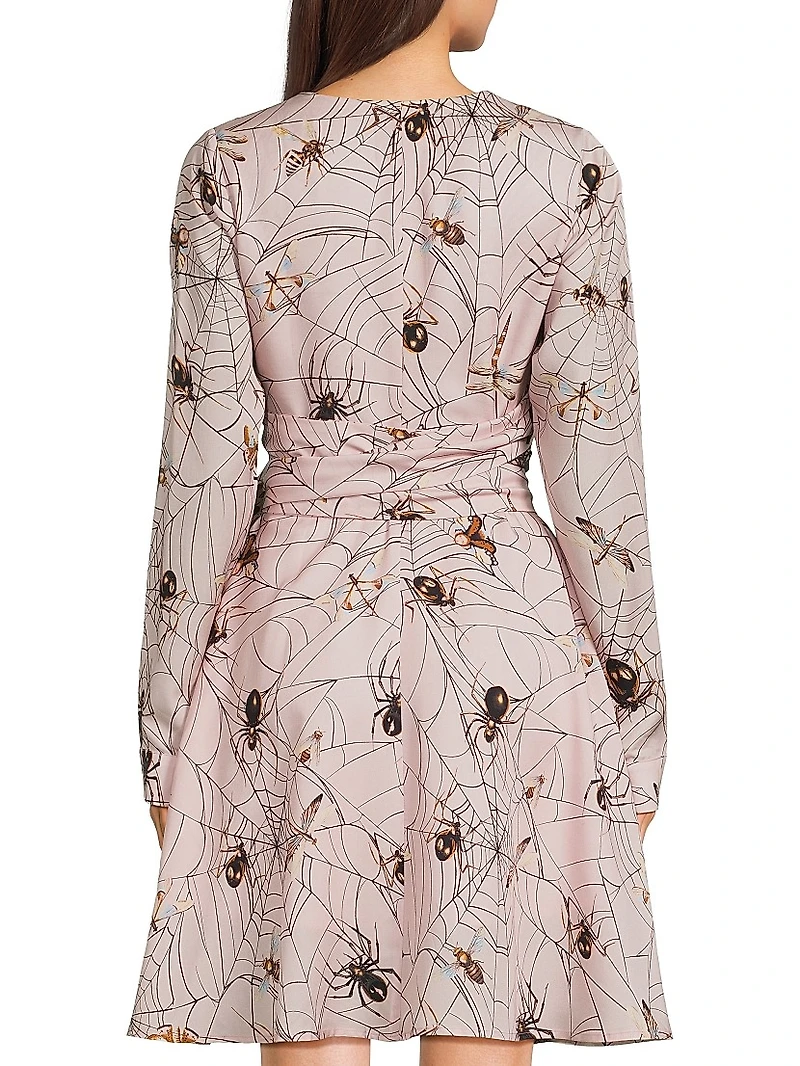 Joi Spider Print Minidress