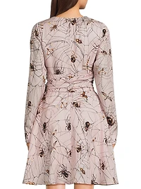 Joi Spider Print Minidress