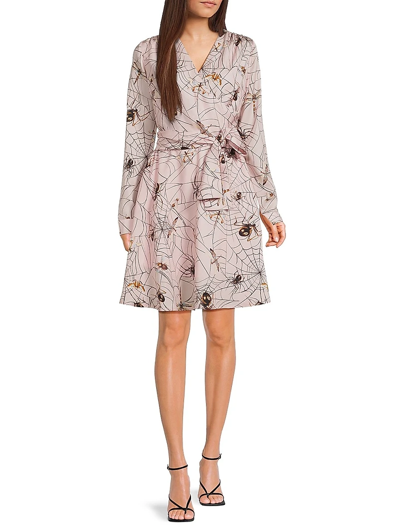 Joi Spider Print Minidress