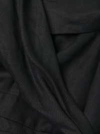 Toni Linen Asymmetric Off-The-Shoulder Midi-Dress