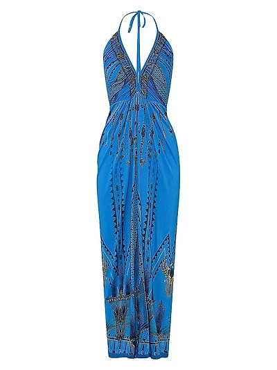 Archival Gathered Jersey Dress
